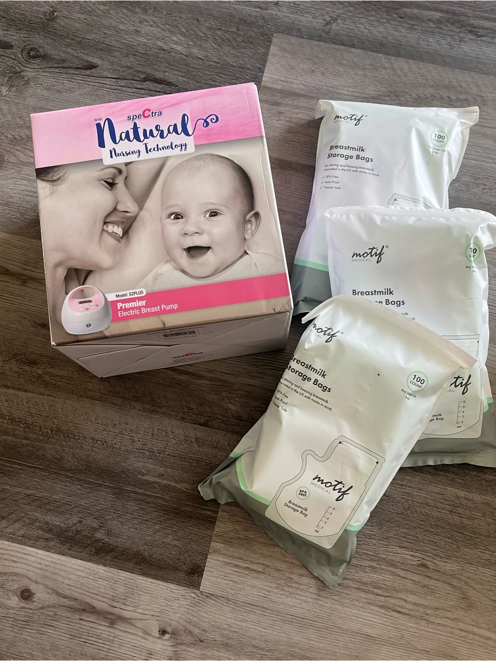 NIB Spectra S 2 Plus with Storage bags